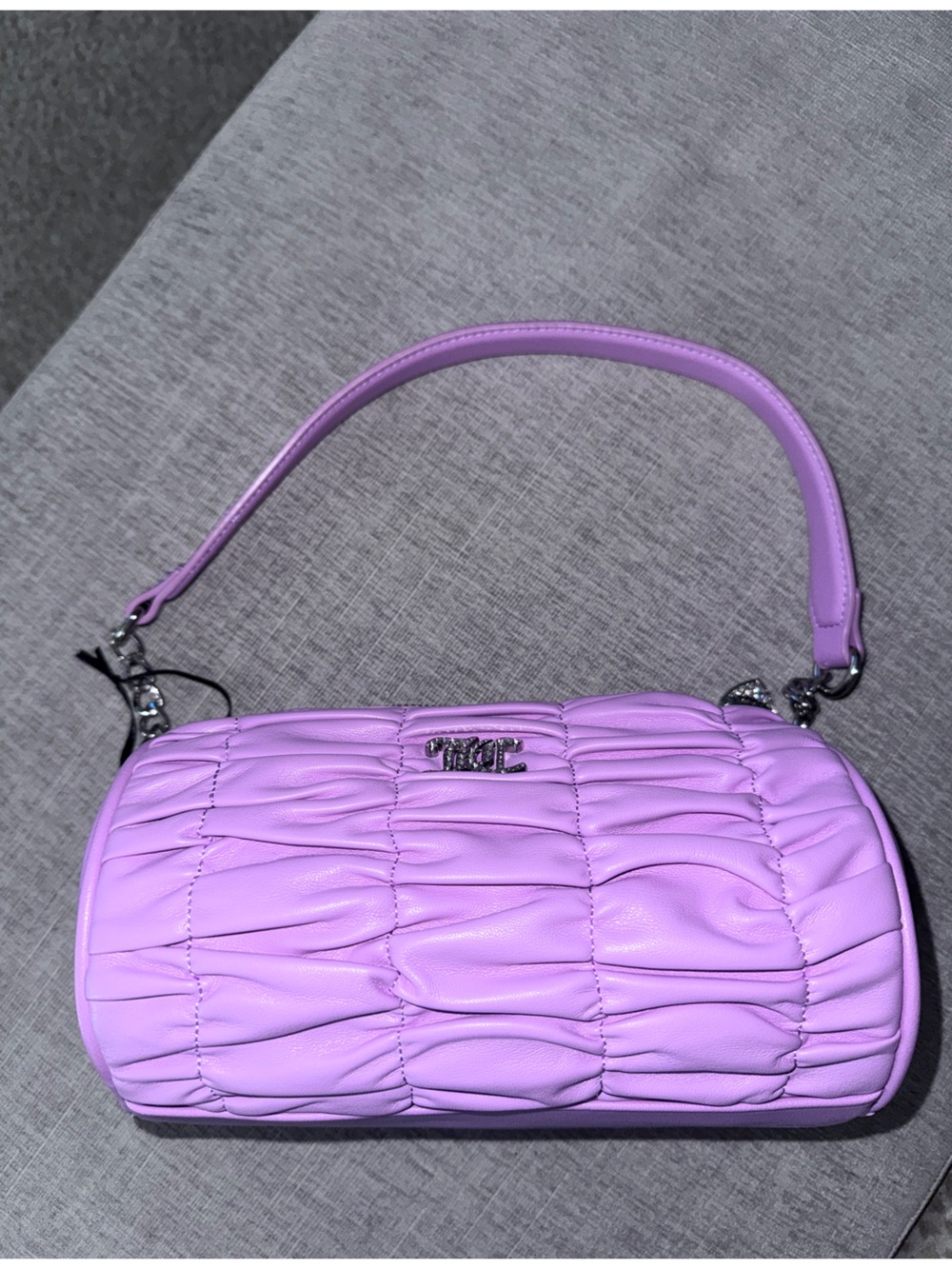 Lavender Ruched Shoulder Bag - Women Bags